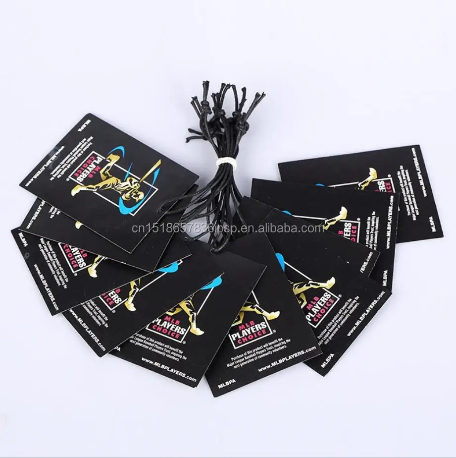 
china wholesale CMYK printing swing tag for man jacket promotional 