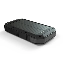 New 30000mah Solar Power Bank Waterproof Battery Charger 10W Wireless Power Bank with Solar Panel