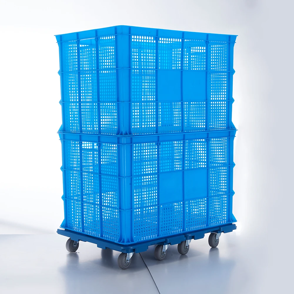 
Industrial heavy duty transportation plastic moving 4 wheel dolly 