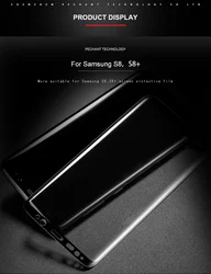 New Arrival cheap price 3D Anti peeping Privacy Tempered Glass Screen Protector for s8