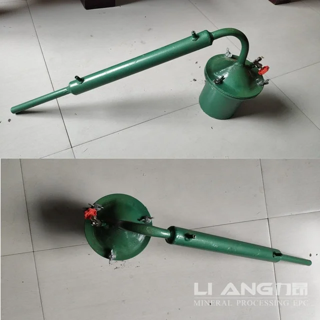 High recovery gold refining mercury distillation equipment for small mines