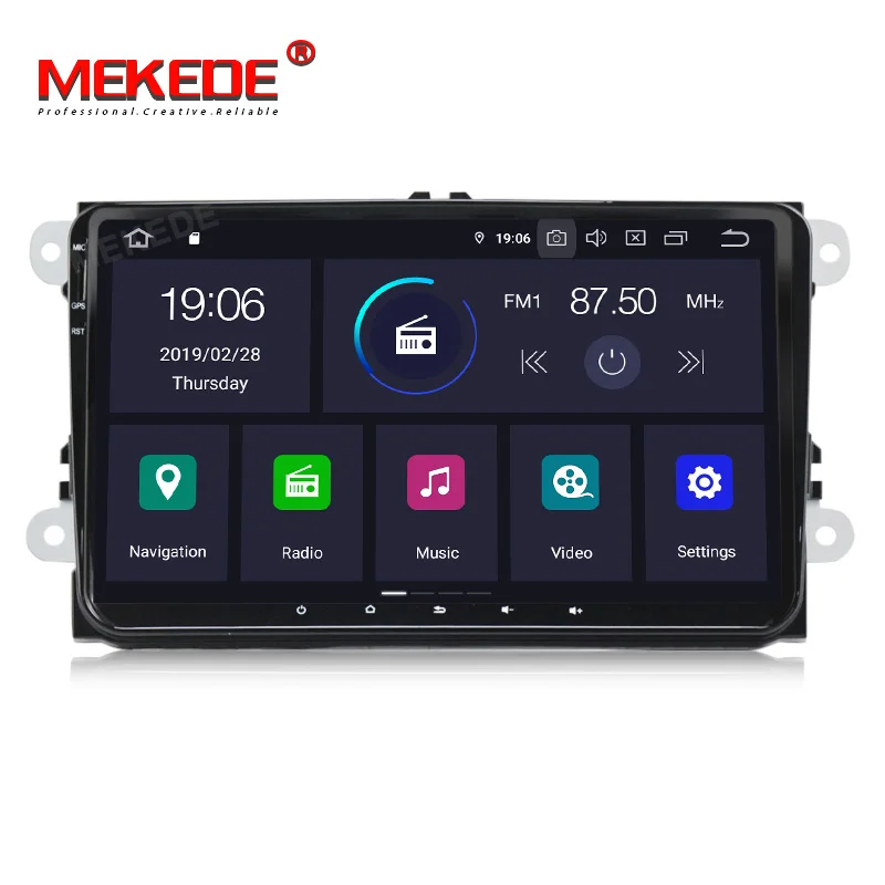 MEKEDE Android 9.0 8 core IPS+DSP Car DVD Radio Player for VW SKODA GOLF 5 Golf 6 POLO PASSAT B5 B6 JETTA TIGUAN with 4GB 32GB