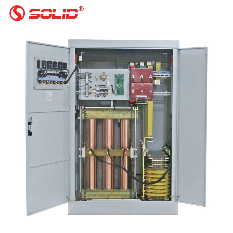 
Industrial 3 Phase 380V 415V 440V 600KVA Servo Type Voltage Stabilizer 500 KVA Automatic Voltage Regulator 500KVA 