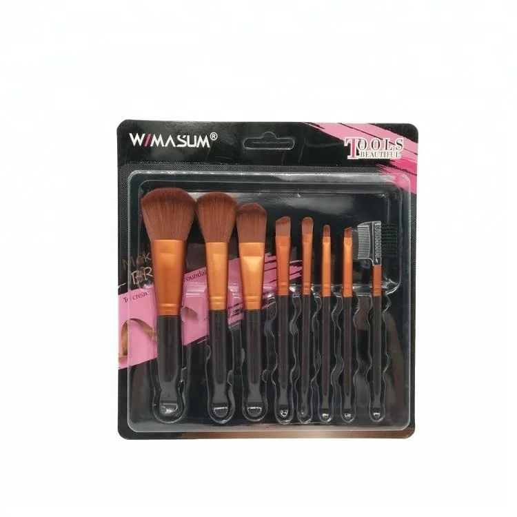 
Wholesale unique natural hair ear spoon makeup brush set for womens 