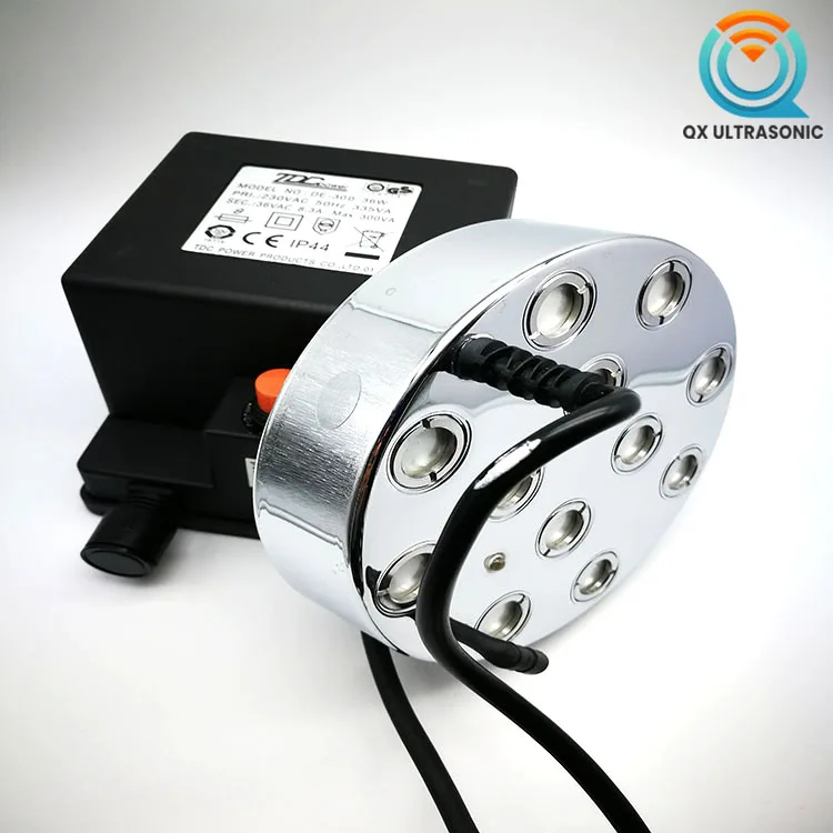 
12 Heads Garden Ultrasound Atomizer Water Cooling System Cool Mist Humidifier Ultrasonic Mist Maker 