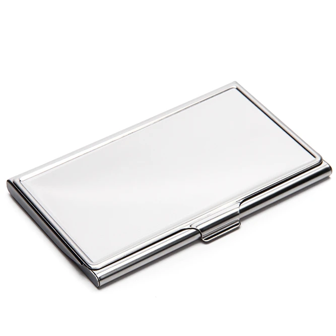 Promotion Stylish Metal Business Card Case/ Custom logo