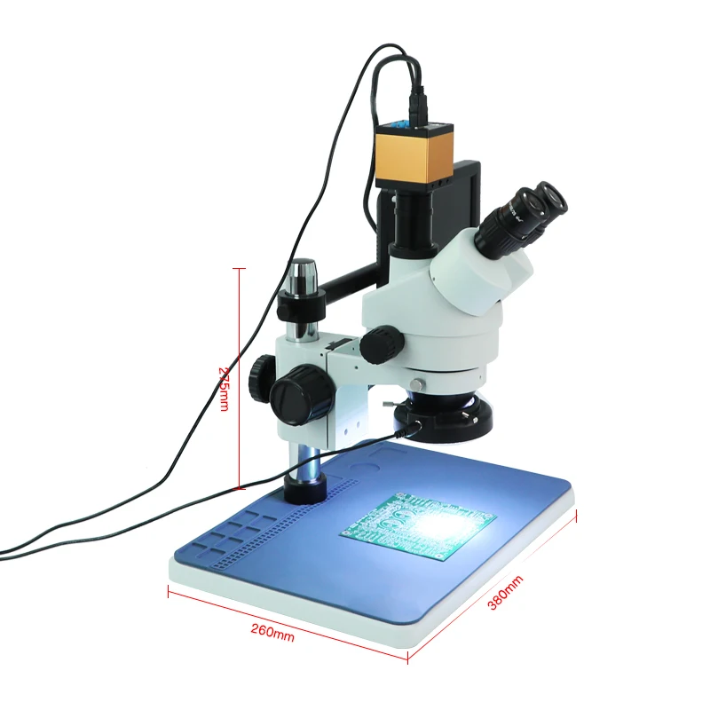  kailiwei 14MP hdmi-compatible Camera Lcd for iPhone IC Repair High definition microscope Trinocular Stereo