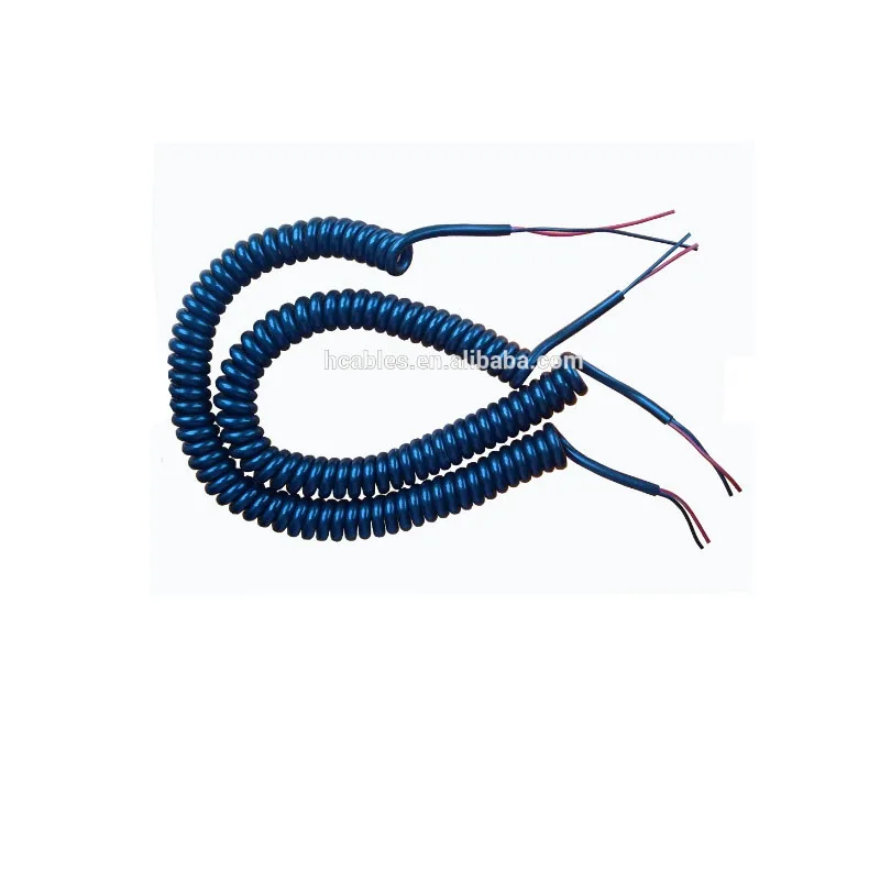 Спиральный шнур 0,75 мм2 из ТПУ и ПВХ