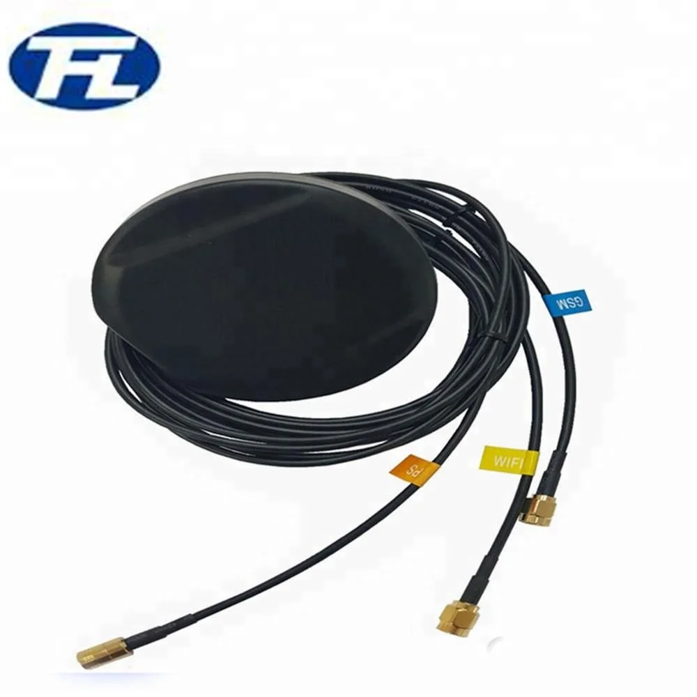 (manufacturer) high gain external gps gsm wifi 3 in 1combo antenna
