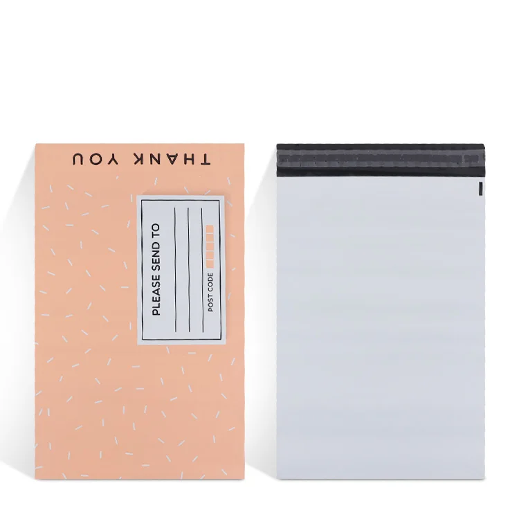 Цветной биоразлагаемый полиэтиленовый пластиковый конверт для почтовых отправлений по индивидуальному заказу