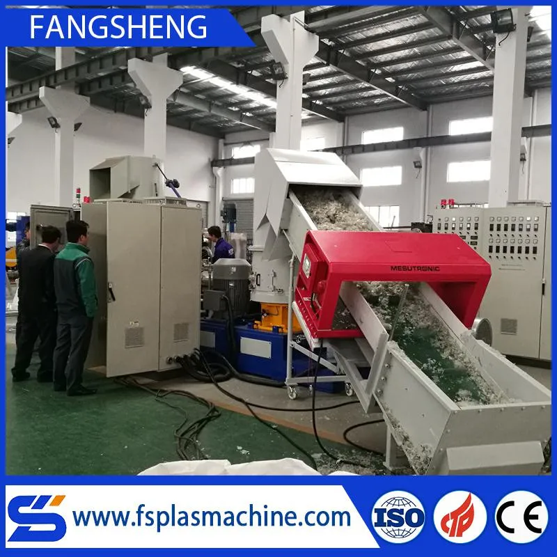 Fully automatic recycling machine for PE plastic