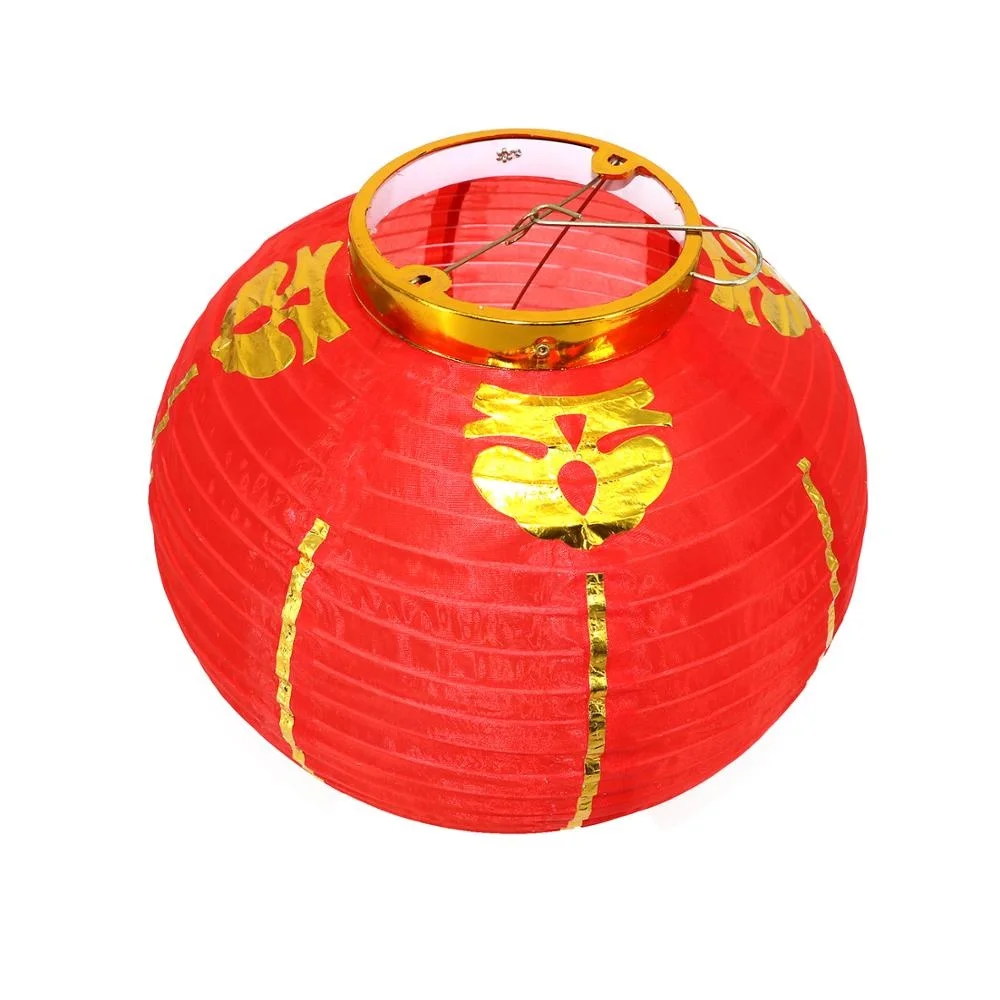 Уличный праздник весны, традиционный красный китайский новый год, тканевый фонарь для празднования
