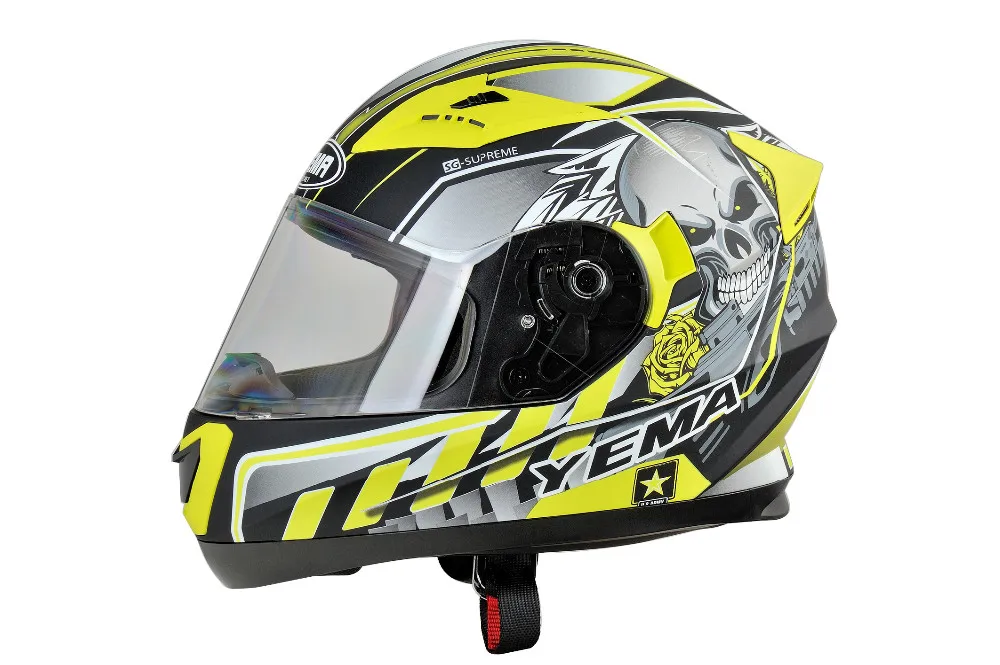 YM-829 Hot sale Dual visor helmet bulletproof motorcycle helmet infrared motorcycle helmet