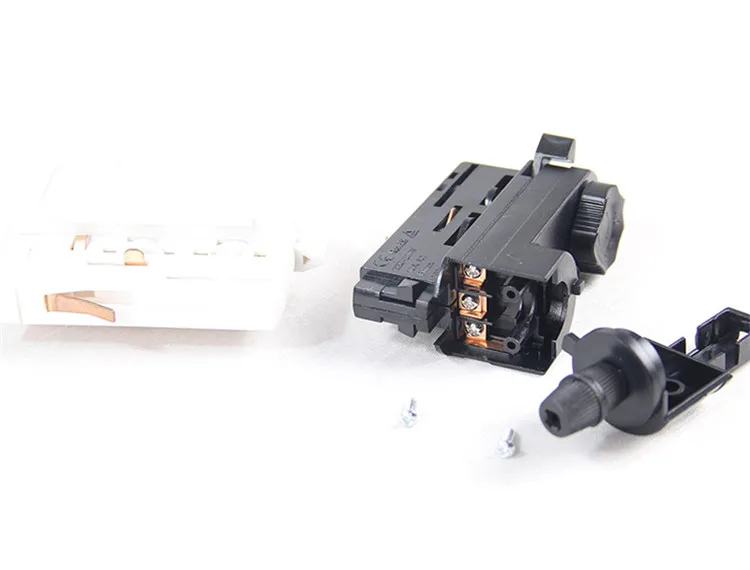 Black White track Rail Head Four Wire LED Track Light connector