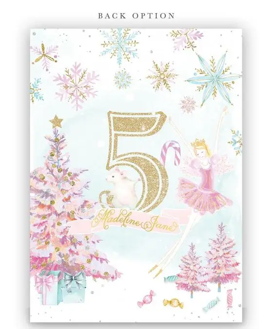 
High Quality Custom Gold Foil Birthday Party Invitation Card with paper material made 