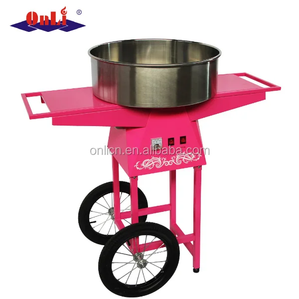 Mobile food cart/trucks Commercial cotton candy machine floss maker price at Guangzhou