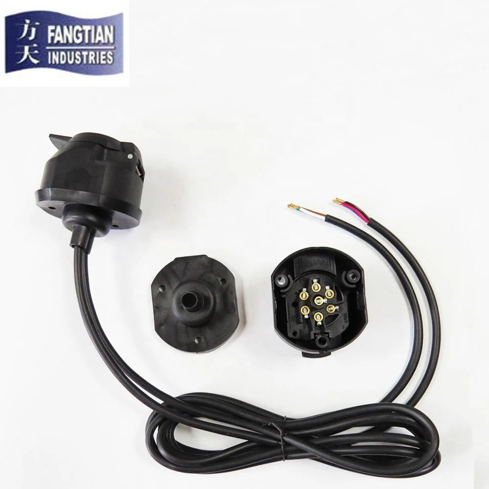 High quality 12V 7 Hole trailer cable set with socket