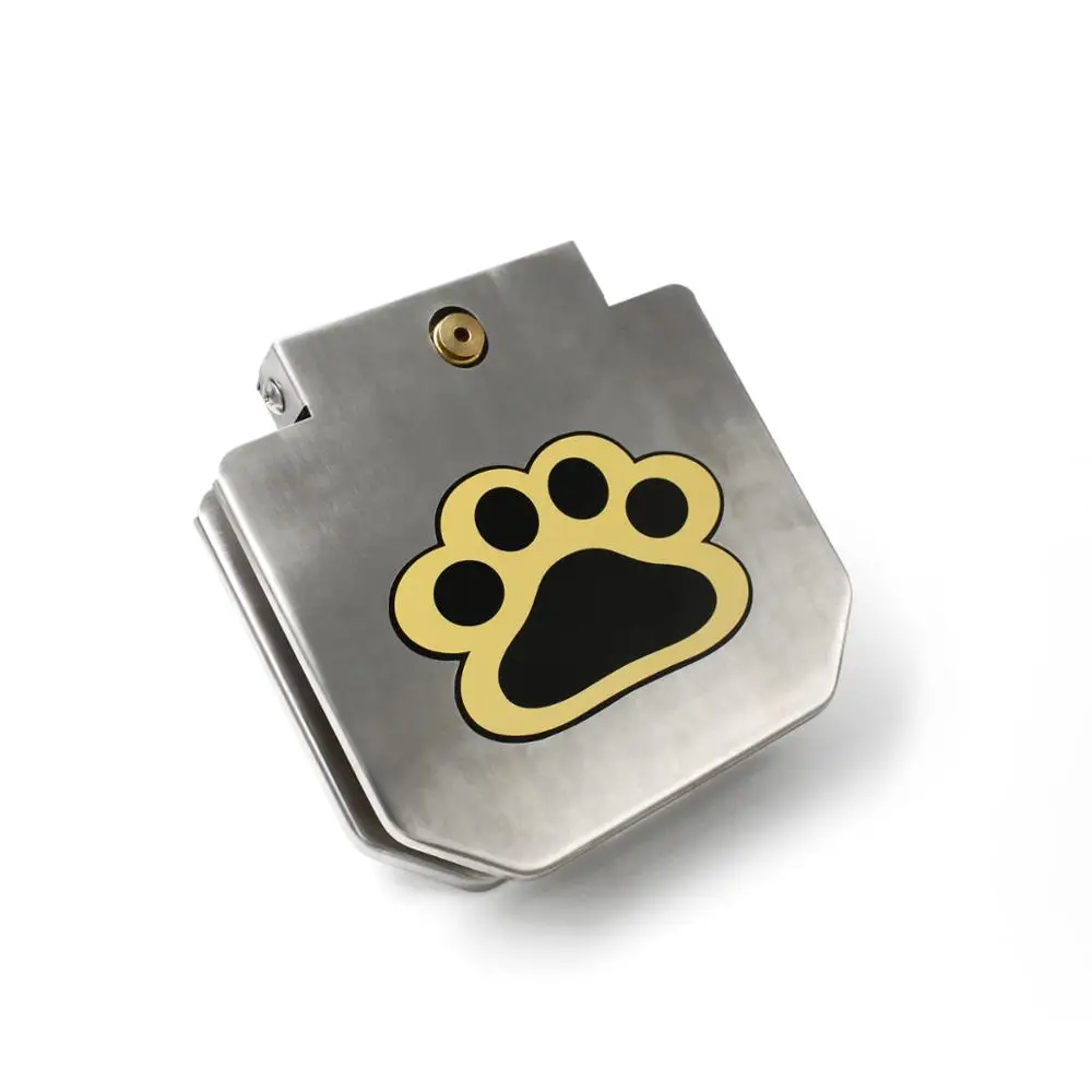 Newest version step on automatic dog feeder and water stainless steel dog water fountain outdoor