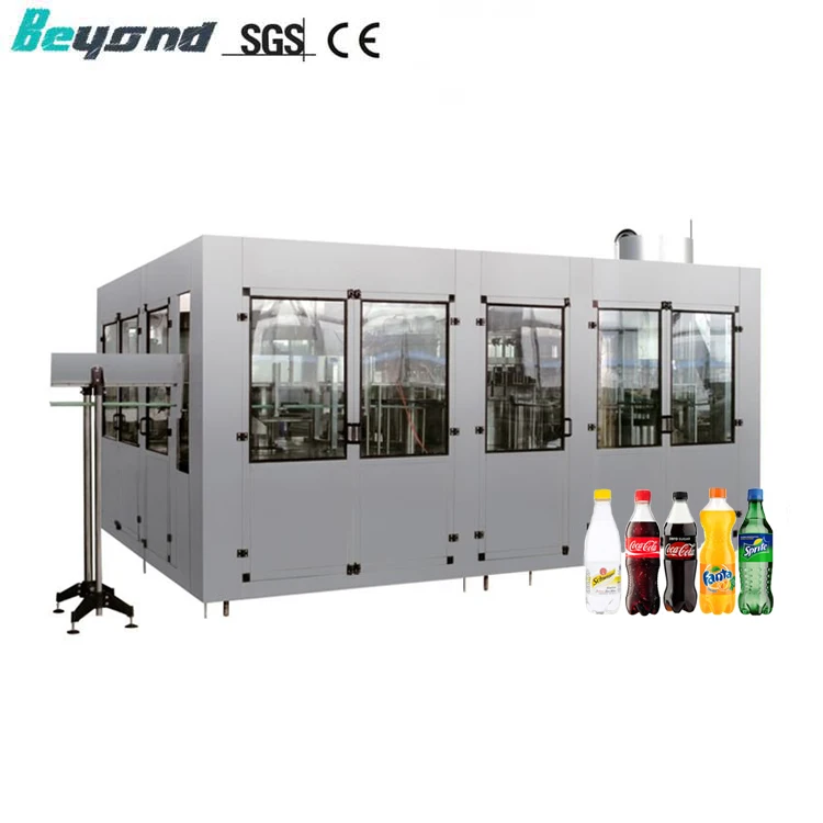 carbonated water soft drink filling machine  production line