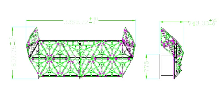 DJ booth butterfly HD Led Display Sign SMD Panel DJ Pantalla led DJ