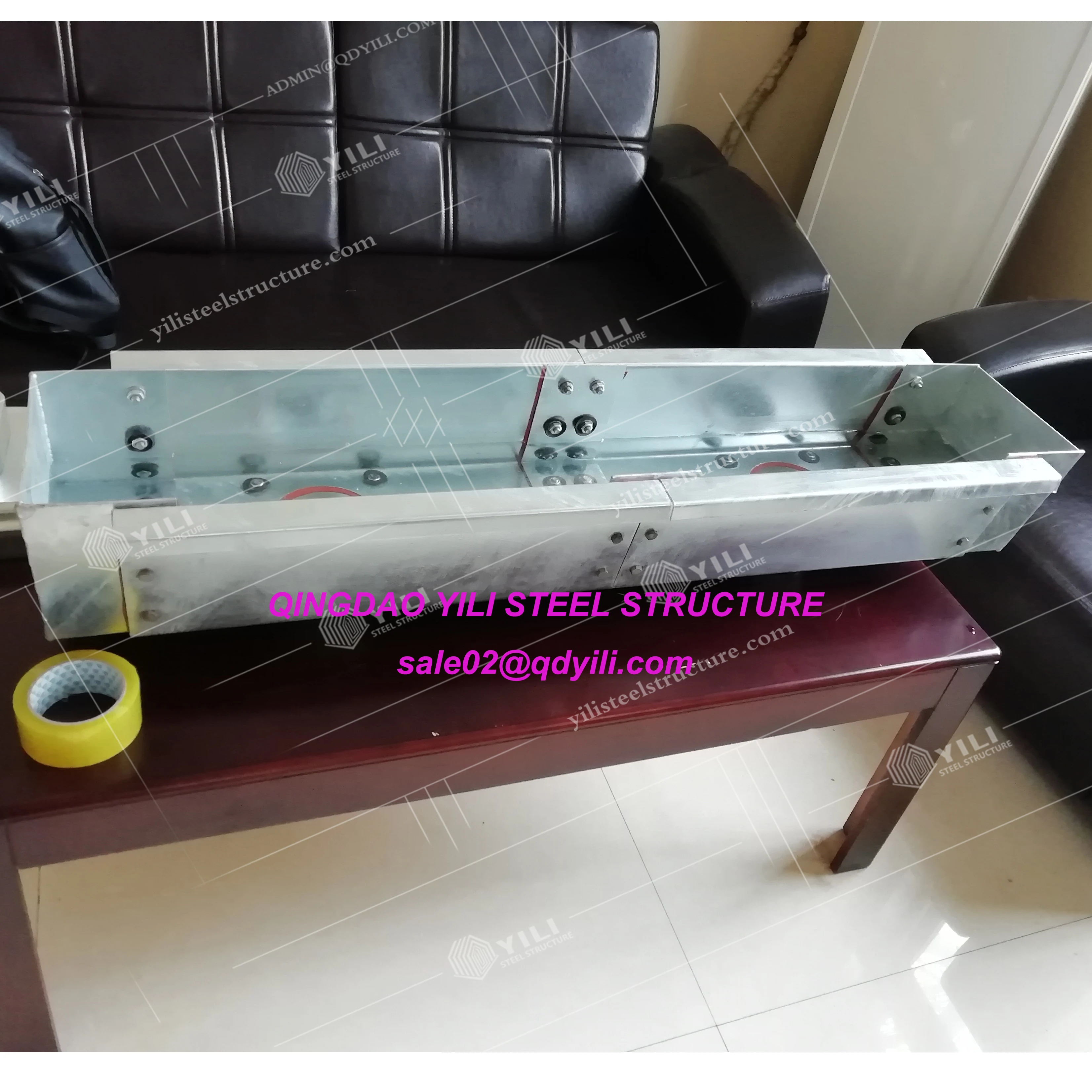 Европейская стандартная стальная конструкция строительные материалы основные детали AISC/EN1093 горячеоцинкованные желоба