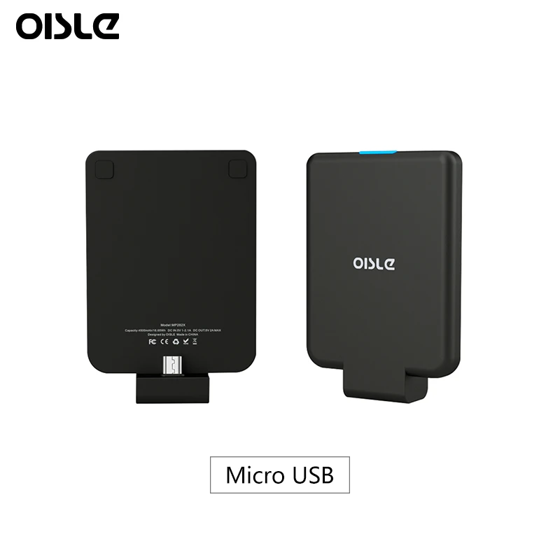
OISLE Hot sale on Amazon Super Slim and Light External Battery for iphone/Samsung/for Huawei/for Xiaomi 
