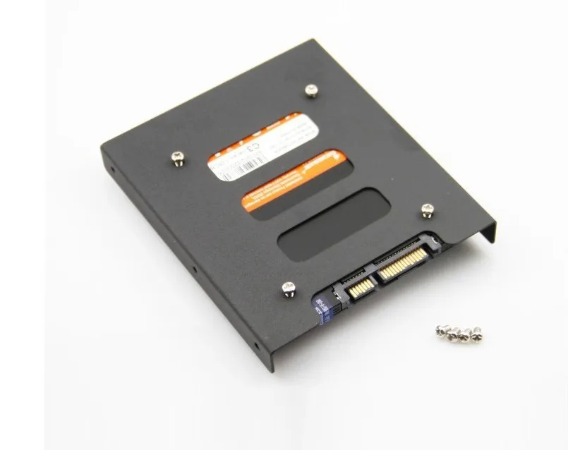 Комплект металлических адаптеров для жесткого диска Монтажный кронштейн 2 5 дюйма SSD в 3 PC Bay черный