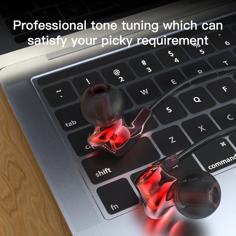 vinyl record Design Earphone Wired MOXOM Good quality 3.5mm Bass Earphones