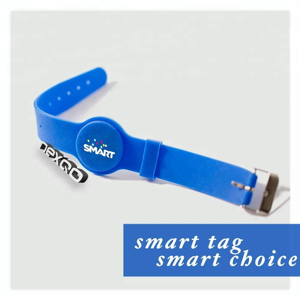 NFC Custom printing RFID silicone bracelet