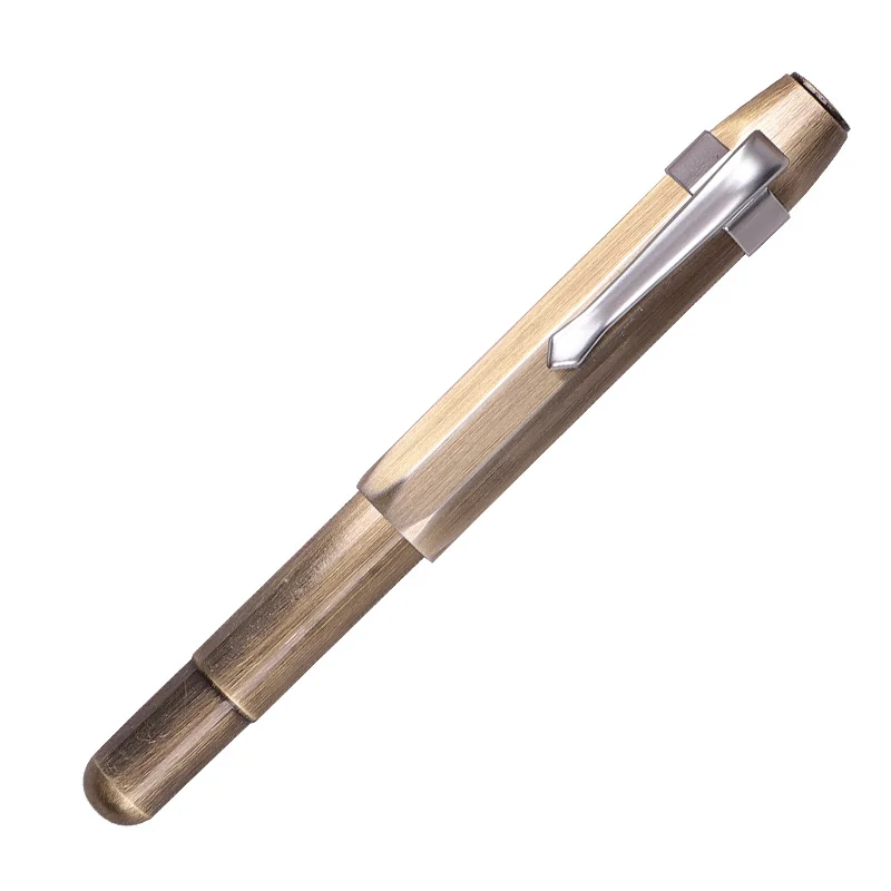 
2019Pure copper pocket pen Easy to carry and smooth writing Support customized LOGO You can use an ink sac 