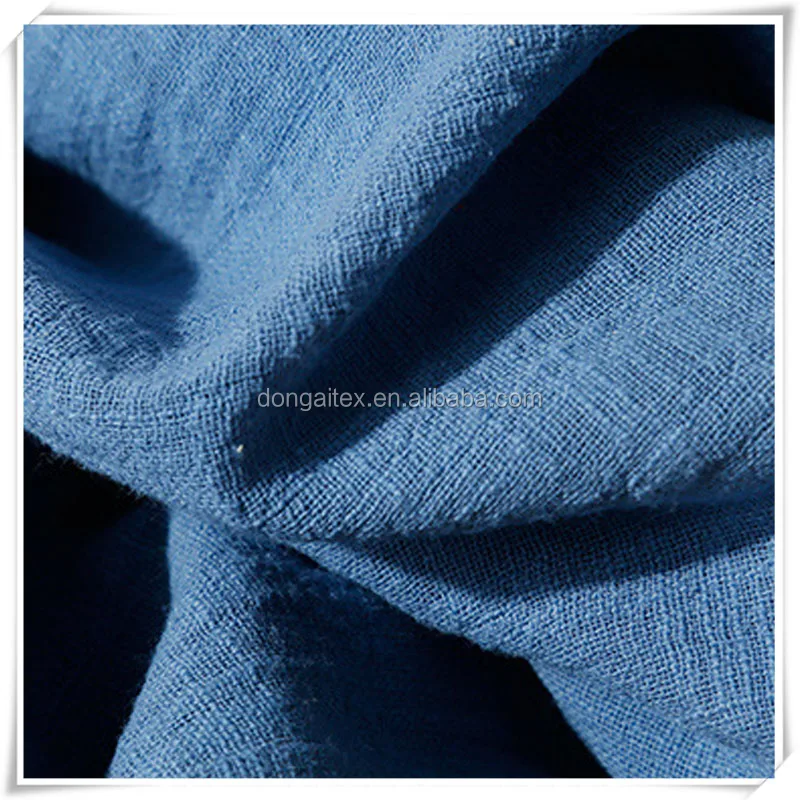 100% cotton slub single jersey fabric high density 40s shirt woven dyed slub cotton voile fabric
