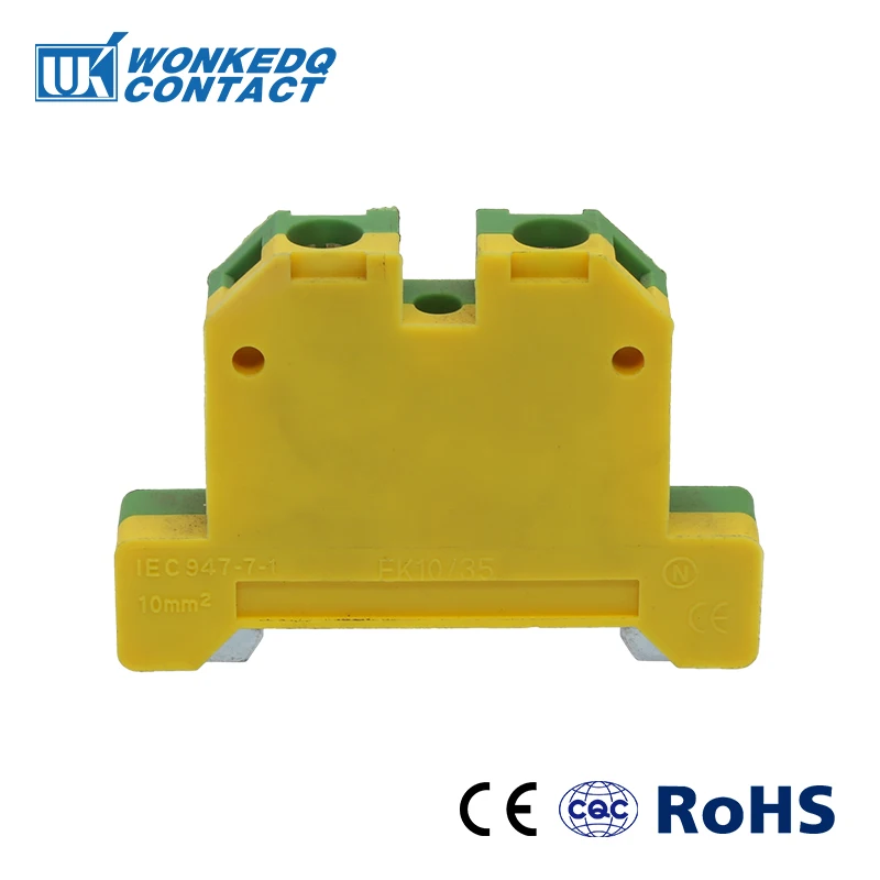 JEK 10/35 Сак винтовое соединение din-рейку PE клеммные блоки