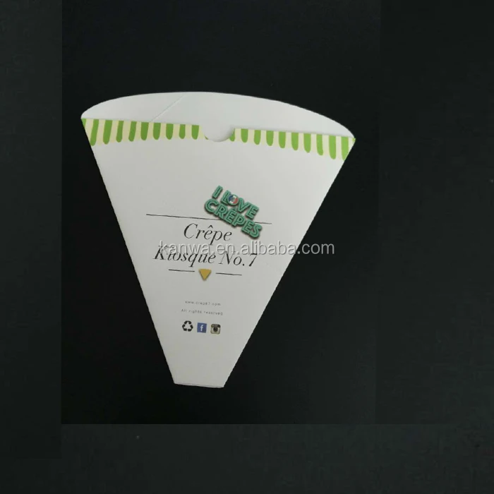 food grade perforated crepe packaging cone paper