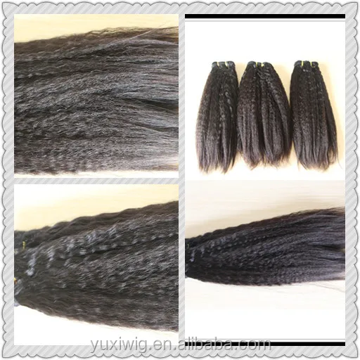 wholesale synthetic hair afro kinky straight hair extensions for black women