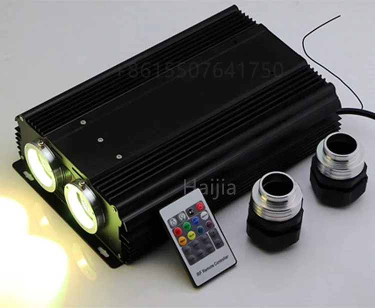 Светодиодный волоконно-оптический прожектор RGBW с большими отверстиями, 2 шт., 30 мм, 45 + 45 Вт 90 Вт