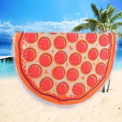 Microfiber Round Beach Towel Mandala Roundie Throw Blanket Beach, Round Beach Blanket