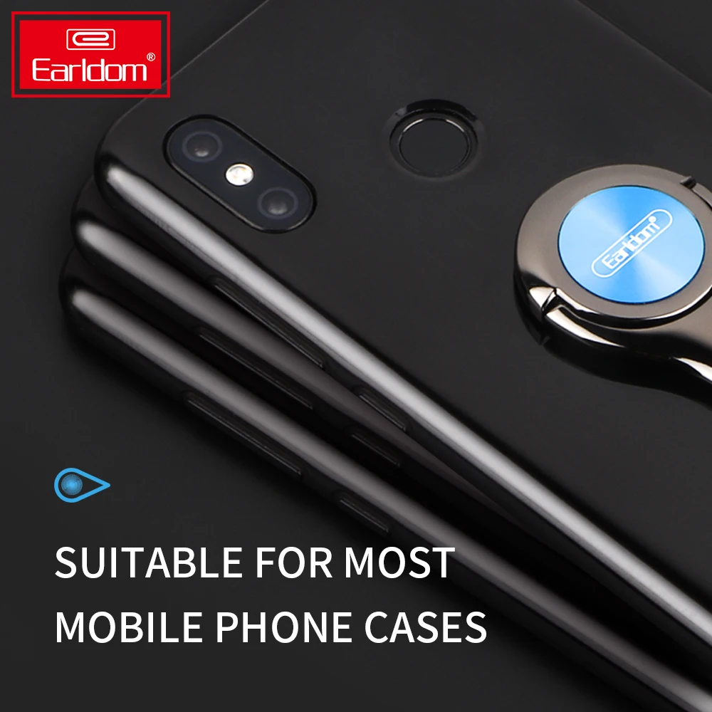 Earldom Multipurpose 360 Rotating Car Air Vent Mount Mobile Phone Holder Bracket Magnetic Finger Ring Holder