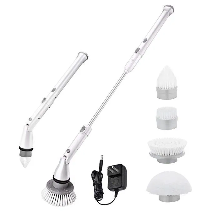 
3 Replaceable Bathroom Scrubber Cleaning Brush 