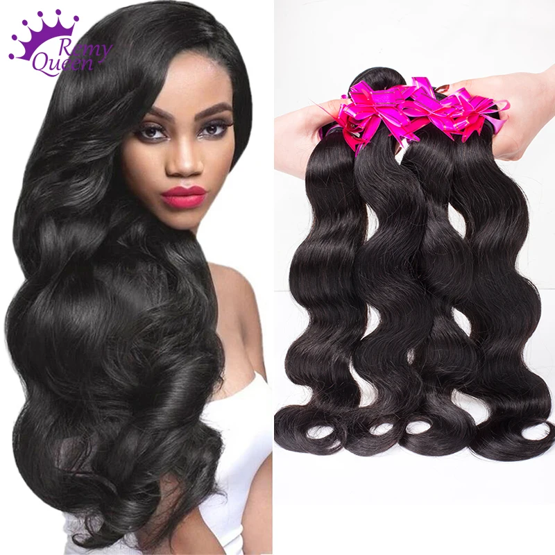 4 Bundles Peruvain Body Wave 7A Peruvian Virgin Hair 100g pc 100 Human Hair Extensions unprocessed