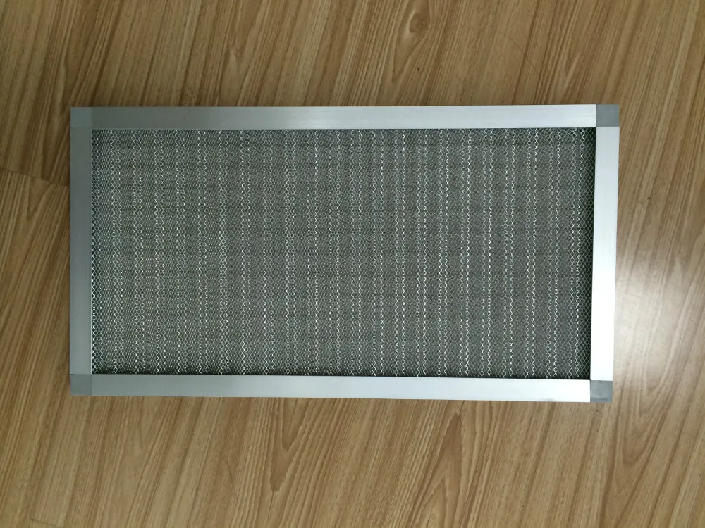 Washable A/C Furnace Air Filter Permanent Reusable Electrostatic - Silver Frame