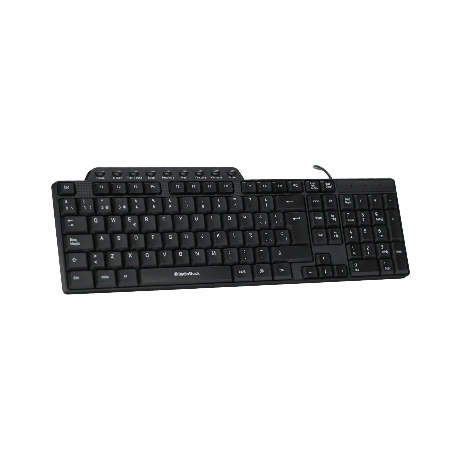 New Cheap 103 keys multiple-media office Wired USB Computer Keyboard and Mouse For PC