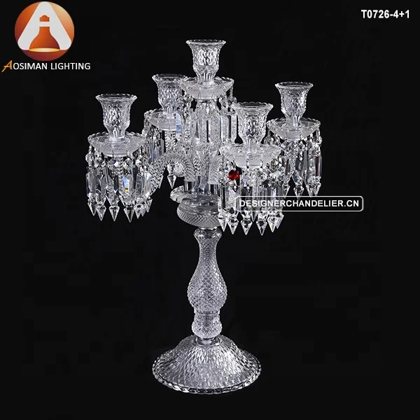 Baccarat Crystal Candelabra 5 Candle