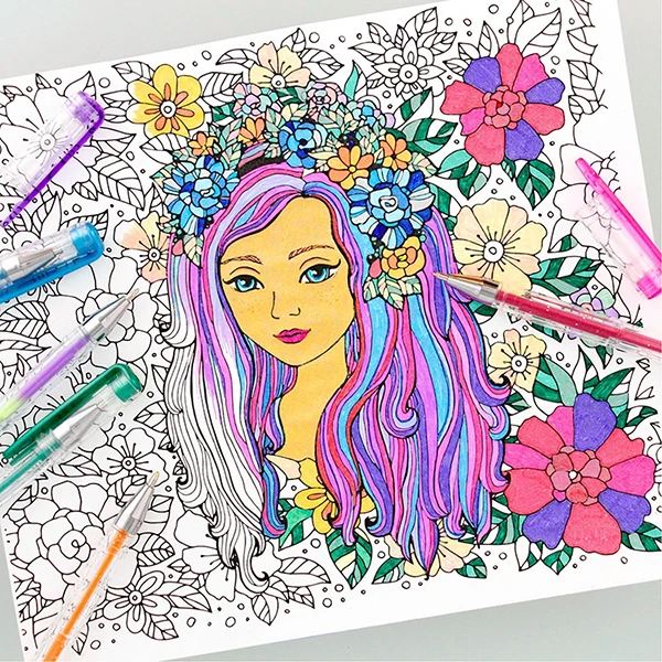 Cheap Glitter 60/100 Color Gel Pen Set for Adult Coloring Books Journals Drawing Doodling Art Markers