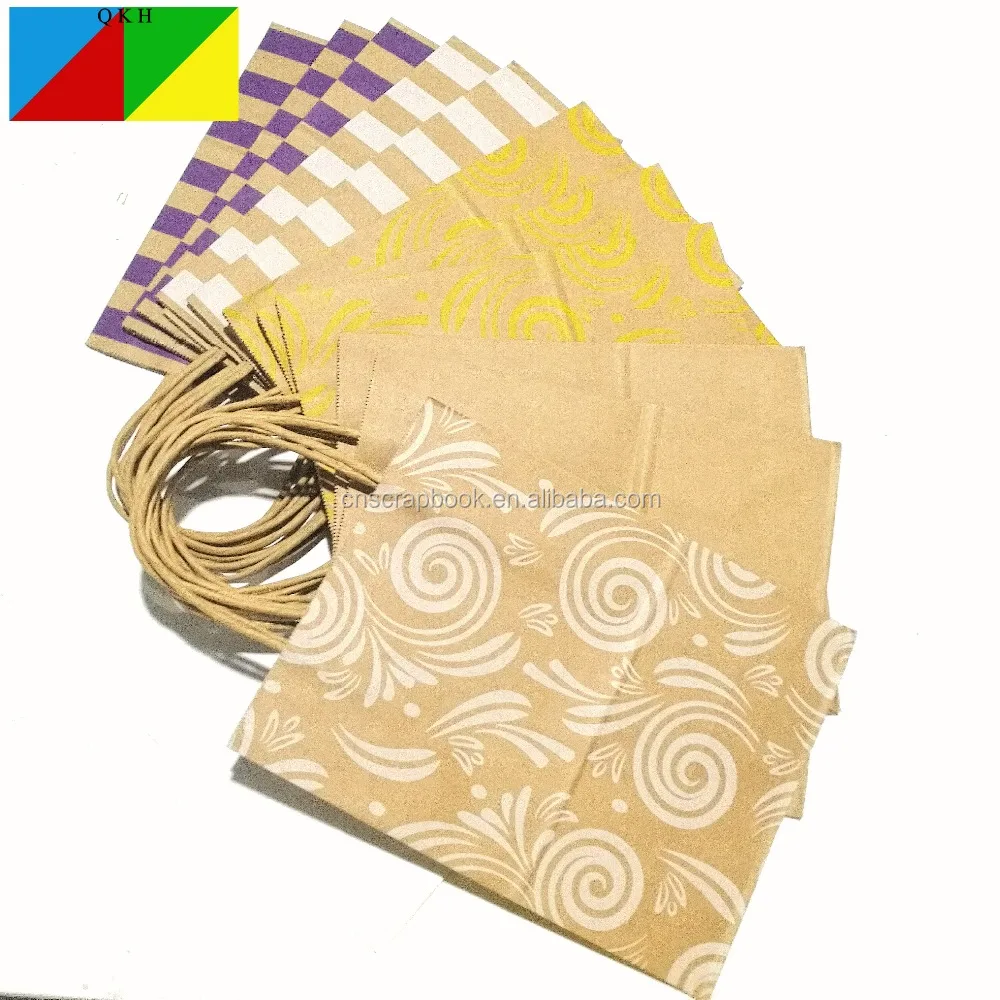 Color Bag Shopping Bag With Handles Heavy Duty DIY gift