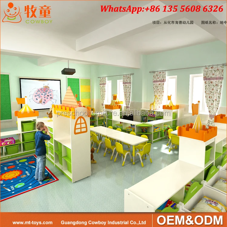Guangzhou manufacturer wooden educational toys used daycare furniture sale