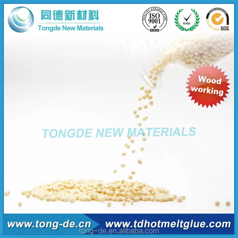 Woodworking furniture edge banding White adhesive glue for ABS/PVC thin strip fast curing
