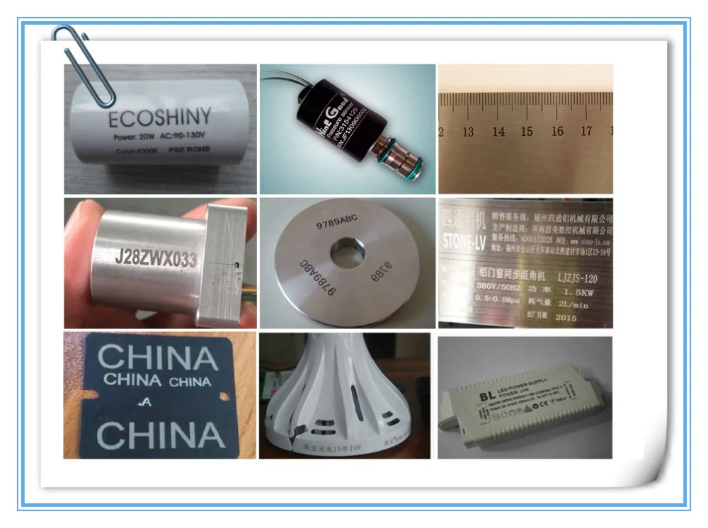 Washable laundry tag laser marking machine