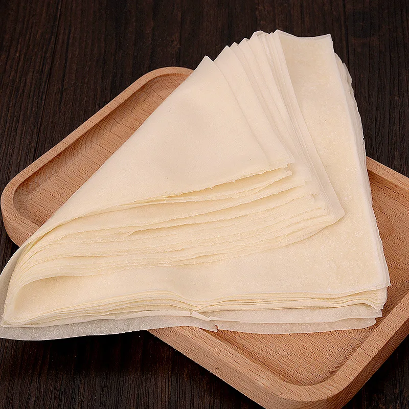 High quality Chinese food Frozen net spring roll pastry wrappers