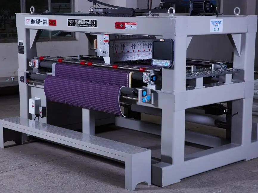 
Computerized High Speed Quilting and Embroidery Machine 