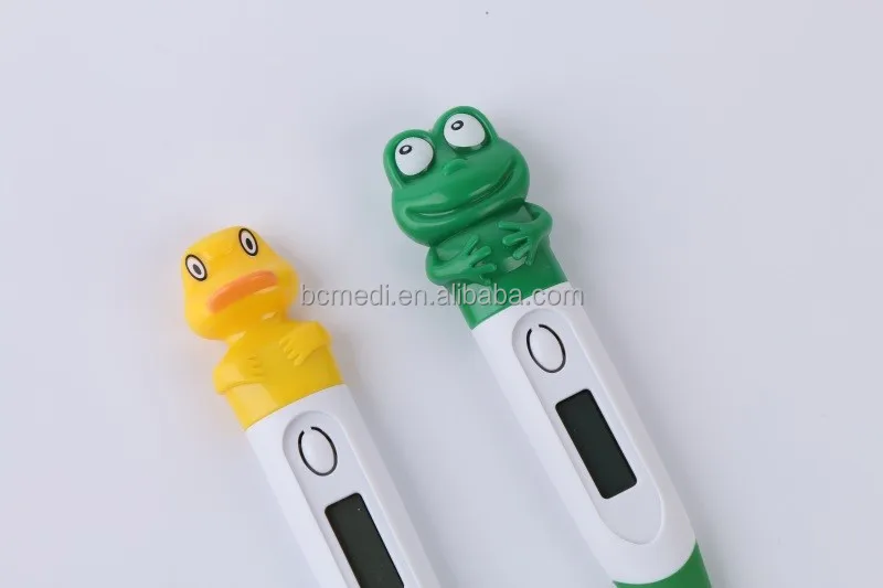 cartoon baby cute animal shaped waterproof digital thermometer